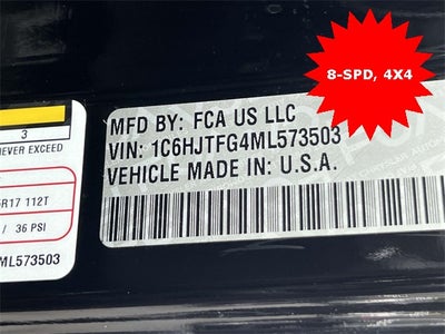 2021 Jeep Gladiator Overland