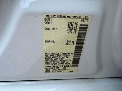 2017 Nissan Altima 2.5 SL