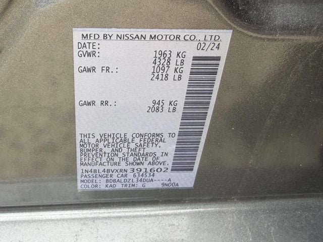 2024 Nissan Altima 2.5 S