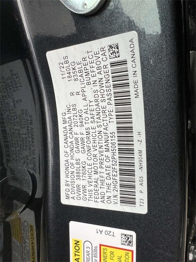 2023 Honda Civic Sport