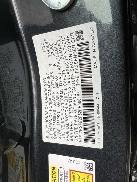 2023 Honda Civic Sport