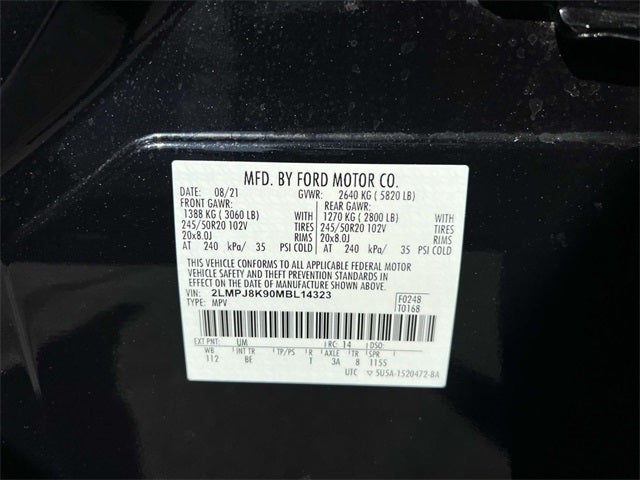 2021 Lincoln Nautilus Reserve