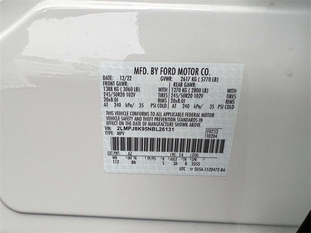 2022 Lincoln Nautilus Reserve