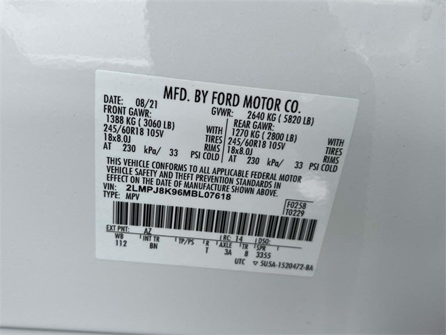 2021 Lincoln Nautilus Reserve