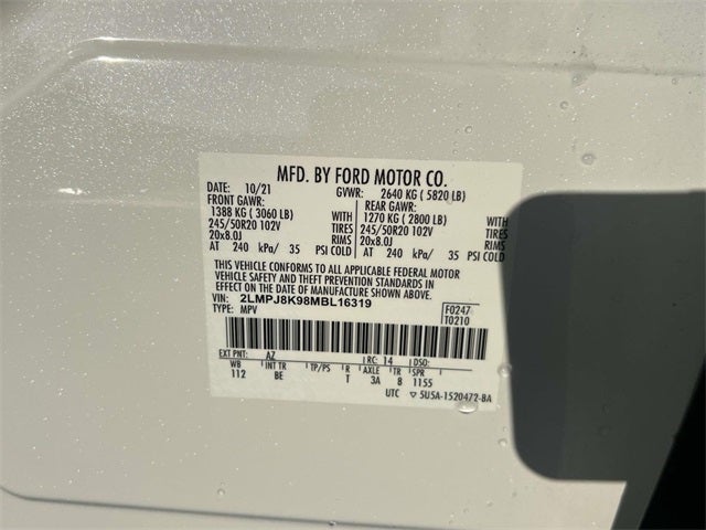 2021 Lincoln Nautilus Reserve