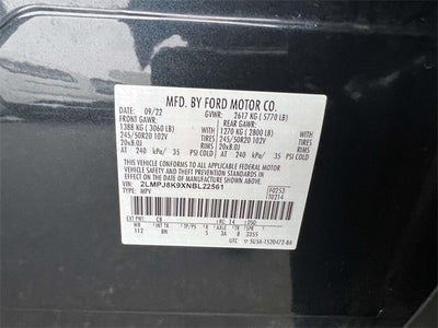 2022 Lincoln Nautilus Reserve