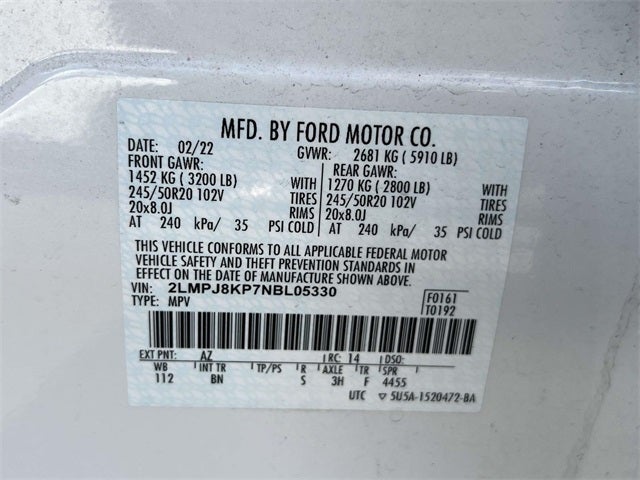 2022 Lincoln Nautilus Reserve