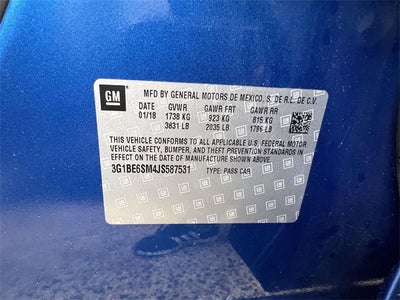 2018 Chevrolet Cruze LT