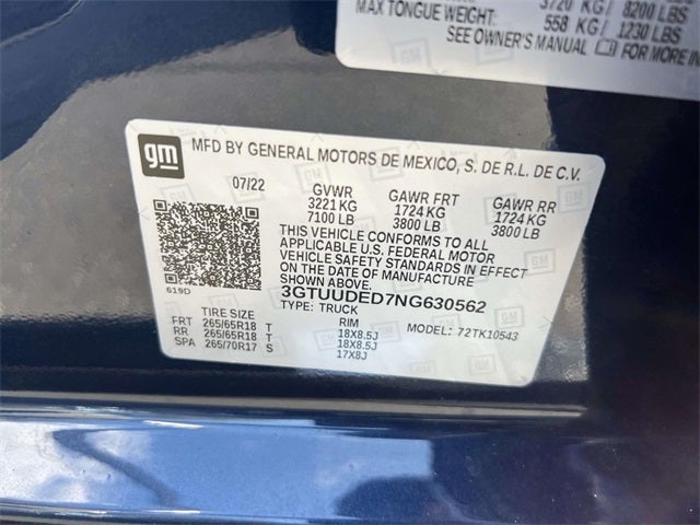 2022 GMC Sierra 1500 SLT