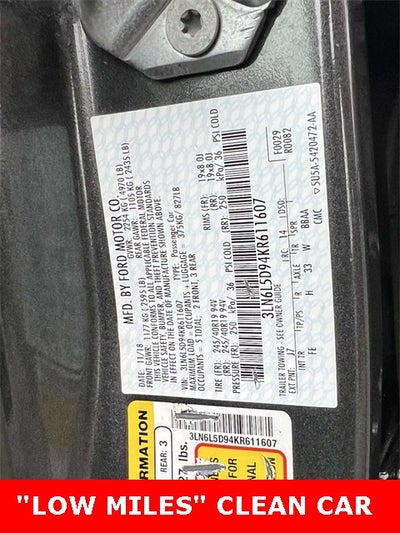 2019 Lincoln MKZ Reserve