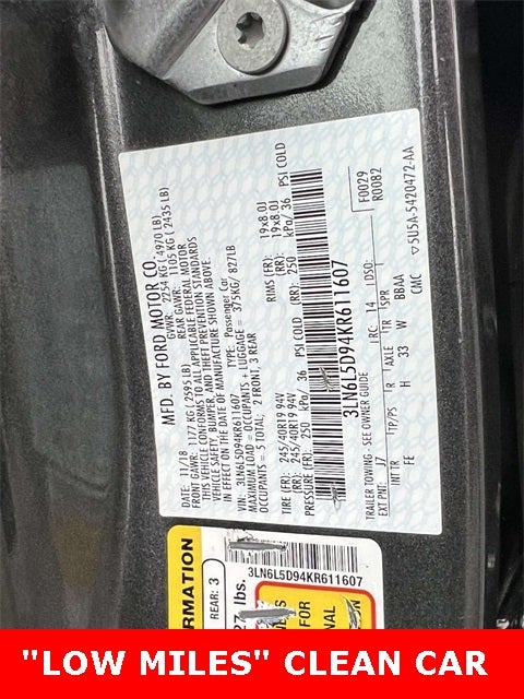 2019 Lincoln MKZ Reserve