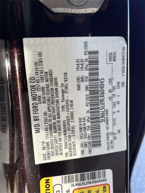 2020 Lincoln MKZ Hybrid Reserve