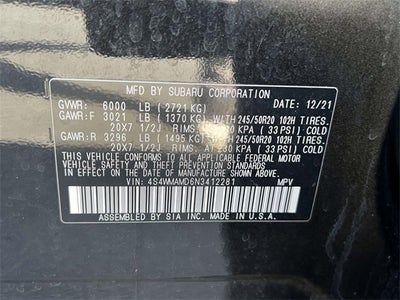 2022 Subaru Ascent Limited