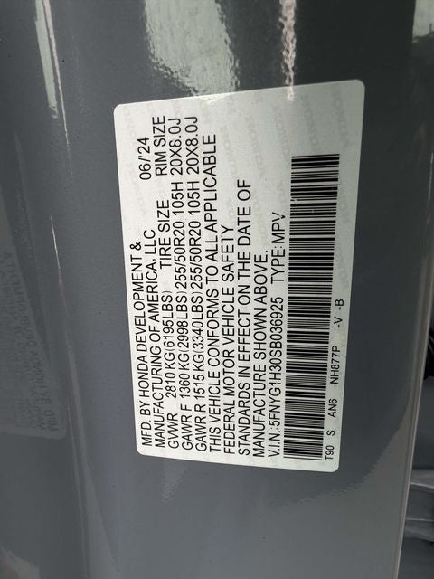 2025 Honda Pilot Sport