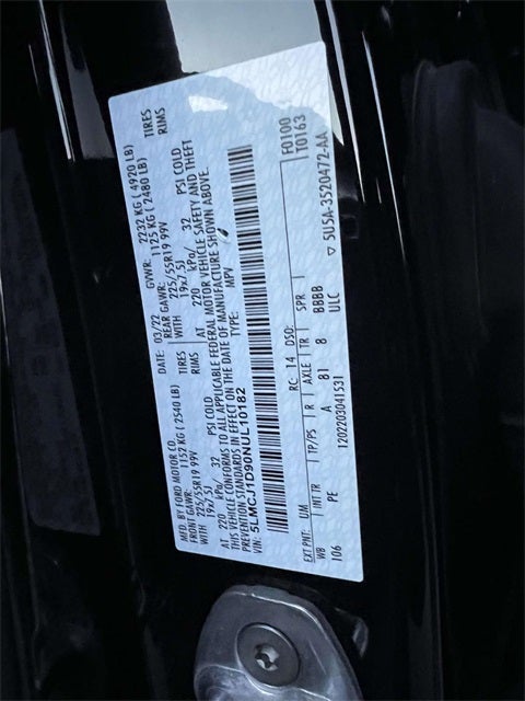 2022 Lincoln Corsair Standard