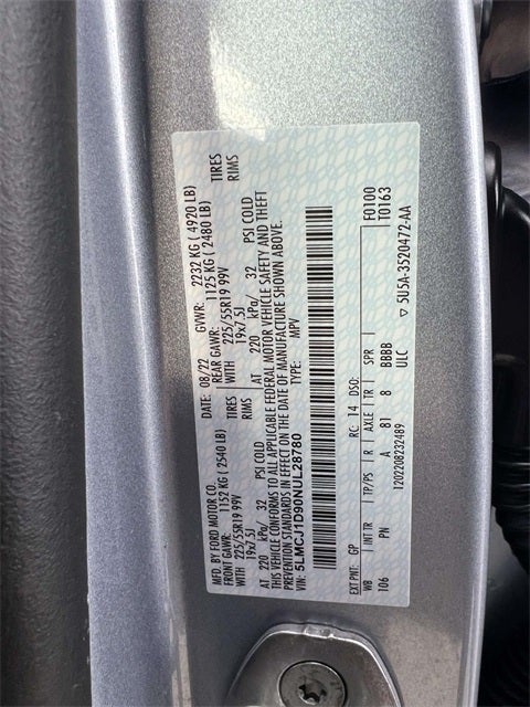 2022 Lincoln Corsair Standard