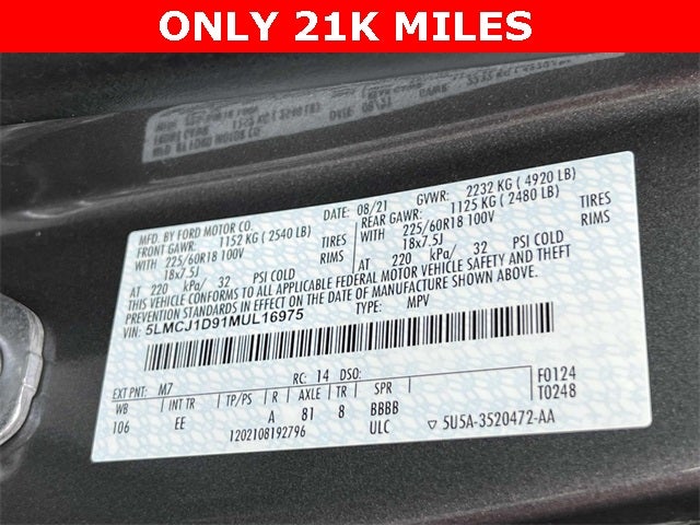 2021 Lincoln Corsair Standard