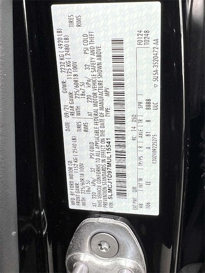 2021 Lincoln Corsair Standard