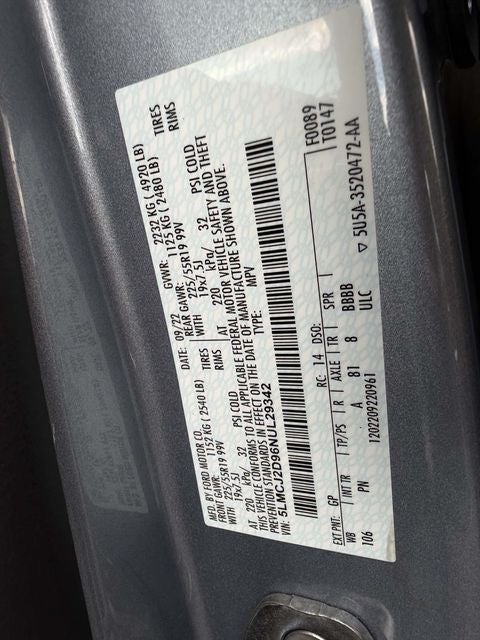 2022 Lincoln Corsair Reserve