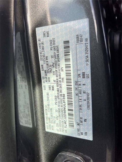 2022 Lincoln Corsair Reserve