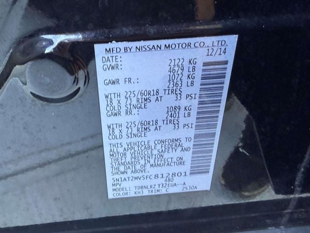 2015 Nissan Rogue SL