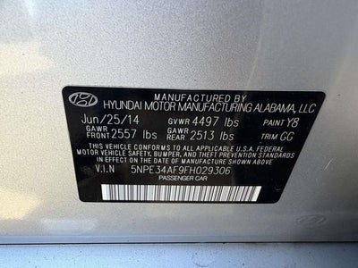 2015 Hyundai Sonata Sport