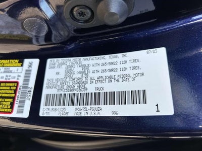 2023 Toyota Tundra Hybrid Capstone