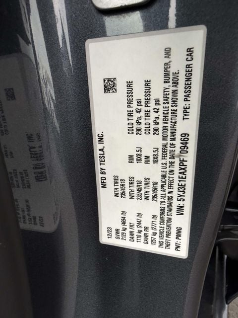 2023 Tesla Model 3 Base