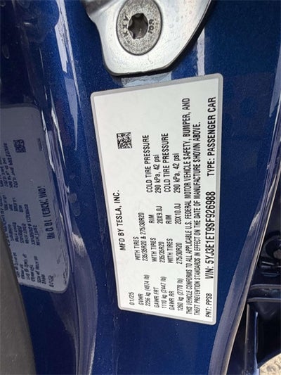 2025 Tesla Model 3 PERFORMANCE