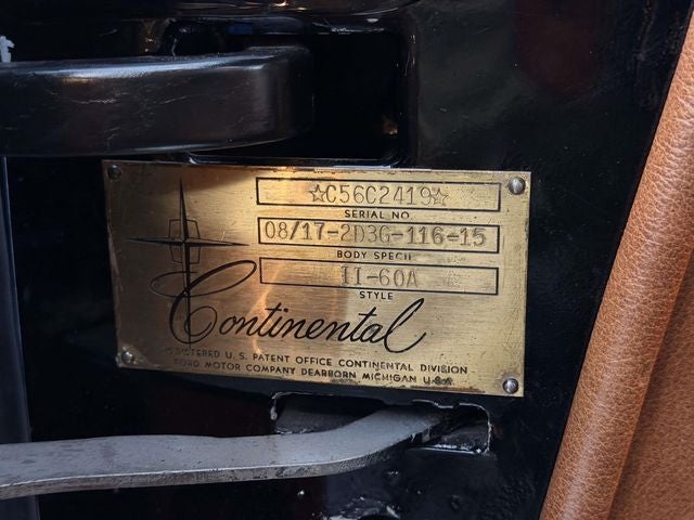 1956 Lincoln Continental Base