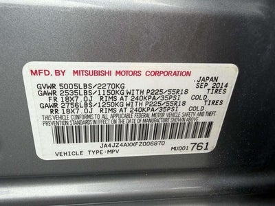 2015 Mitsubishi Outlander GT