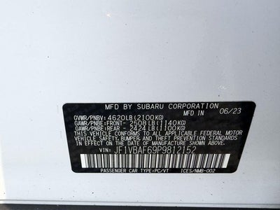 2023 Subaru WRX Premium
