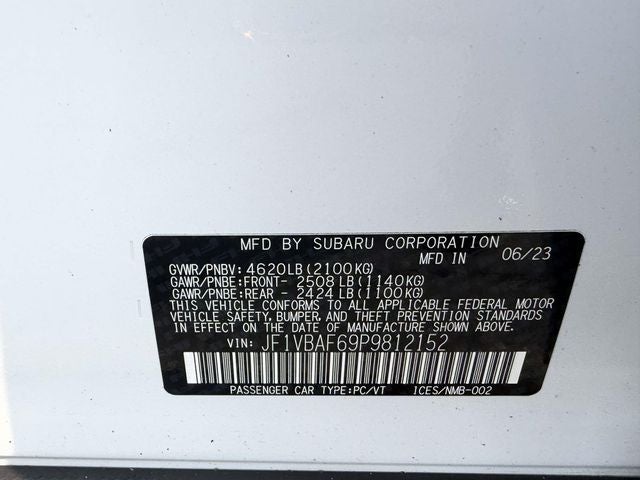 2023 Subaru WRX Premium