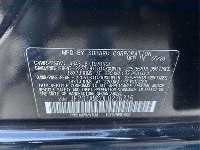 2020 Subaru Crosstrek Limited