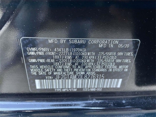 2020 Subaru Crosstrek Limited