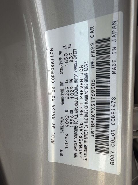 2025 Mazda Mazda3 2.5 S Select Sport Base