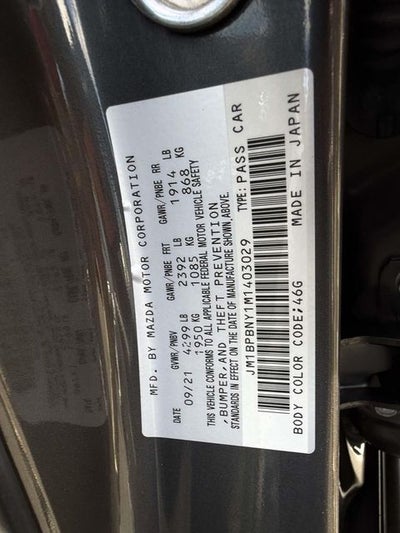 2021 Mazda Mazda3 Premium Plus