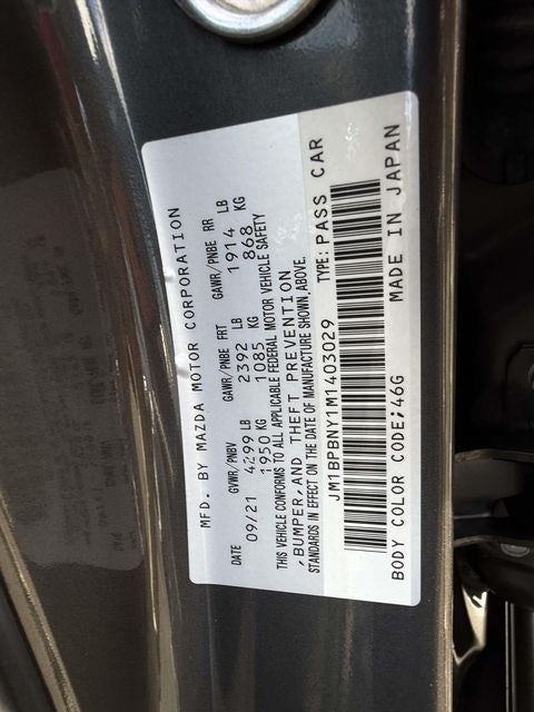 2021 Mazda Mazda3 Premium Plus