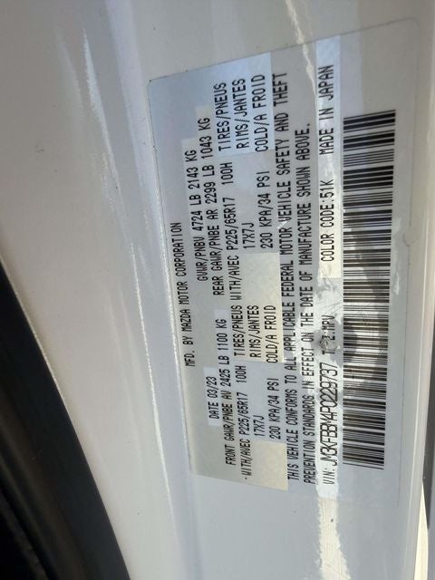 2023 Mazda Mazda CX-5 2.5 S Select Package