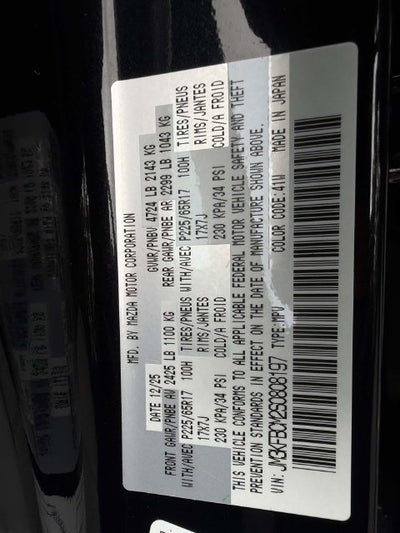 2025 Mazda Mazda CX-5 2.5 S Preferred Package