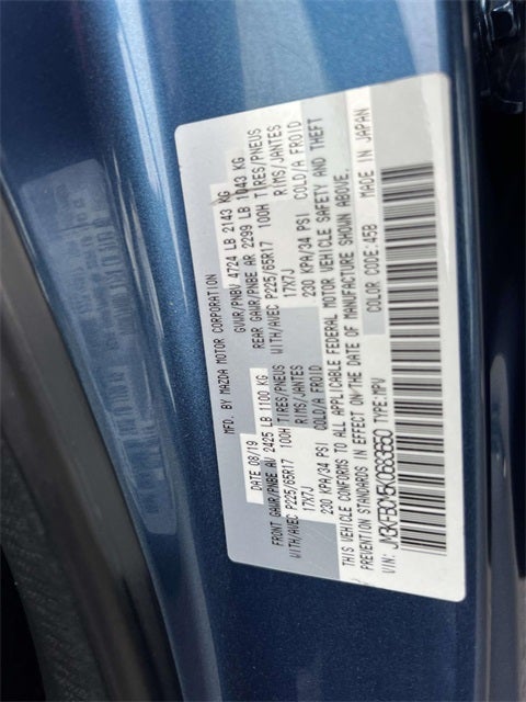 2019 Mazda Mazda CX-5 Touring