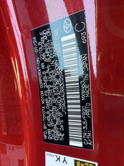 2024 Toyota Prius LE