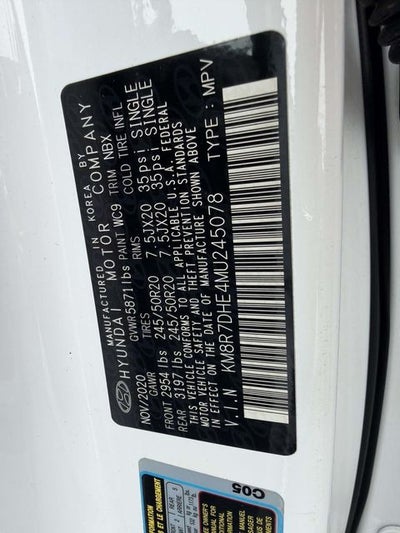 2021 Hyundai Palisade Calligraphy