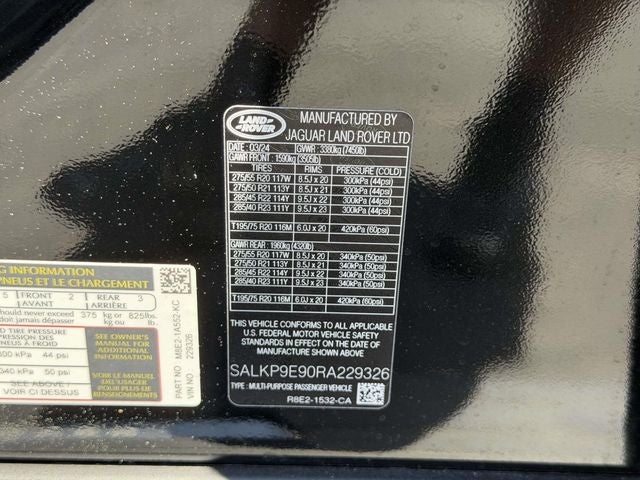 2024 Land Rover Range Rover SE
