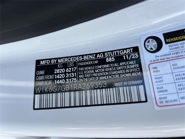 2024 Mercedes-Benz S-Class S 580 4MATIC®