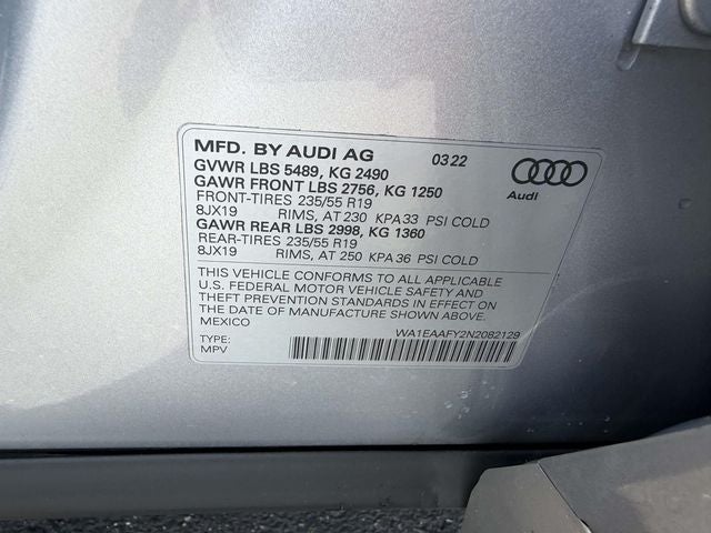 2022 Audi Q5 45 S line Premium quattro