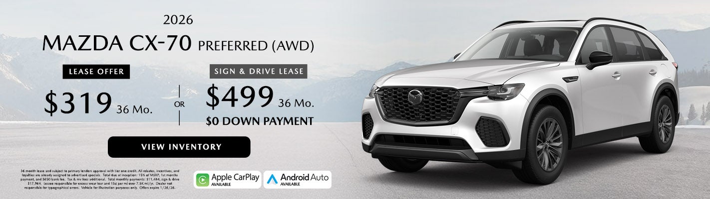 2026 MAZDA CX-70 PREFERRED (AWD)