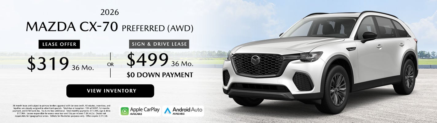 2026 Mazda CX-70 Preferred (AWD)